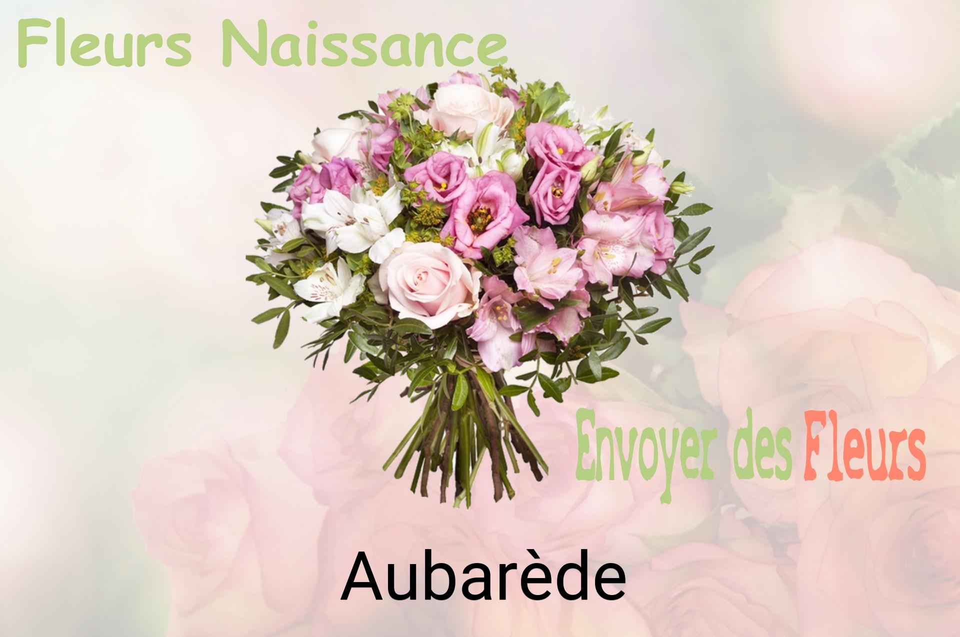 Bouquet de fleurs de naissance livré à Aubarède